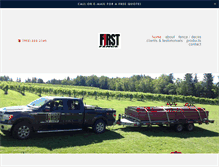 Tablet Screenshot of f1rstfence.com